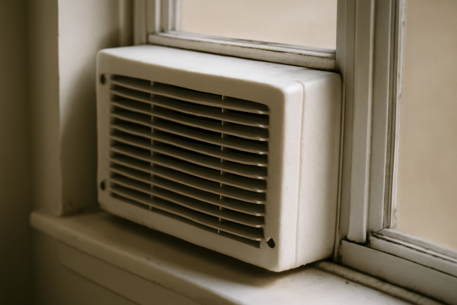 Ventilation sur fenêtre : système simple flux pour évacuation d'humidité et amélioration de la qualité de l'air