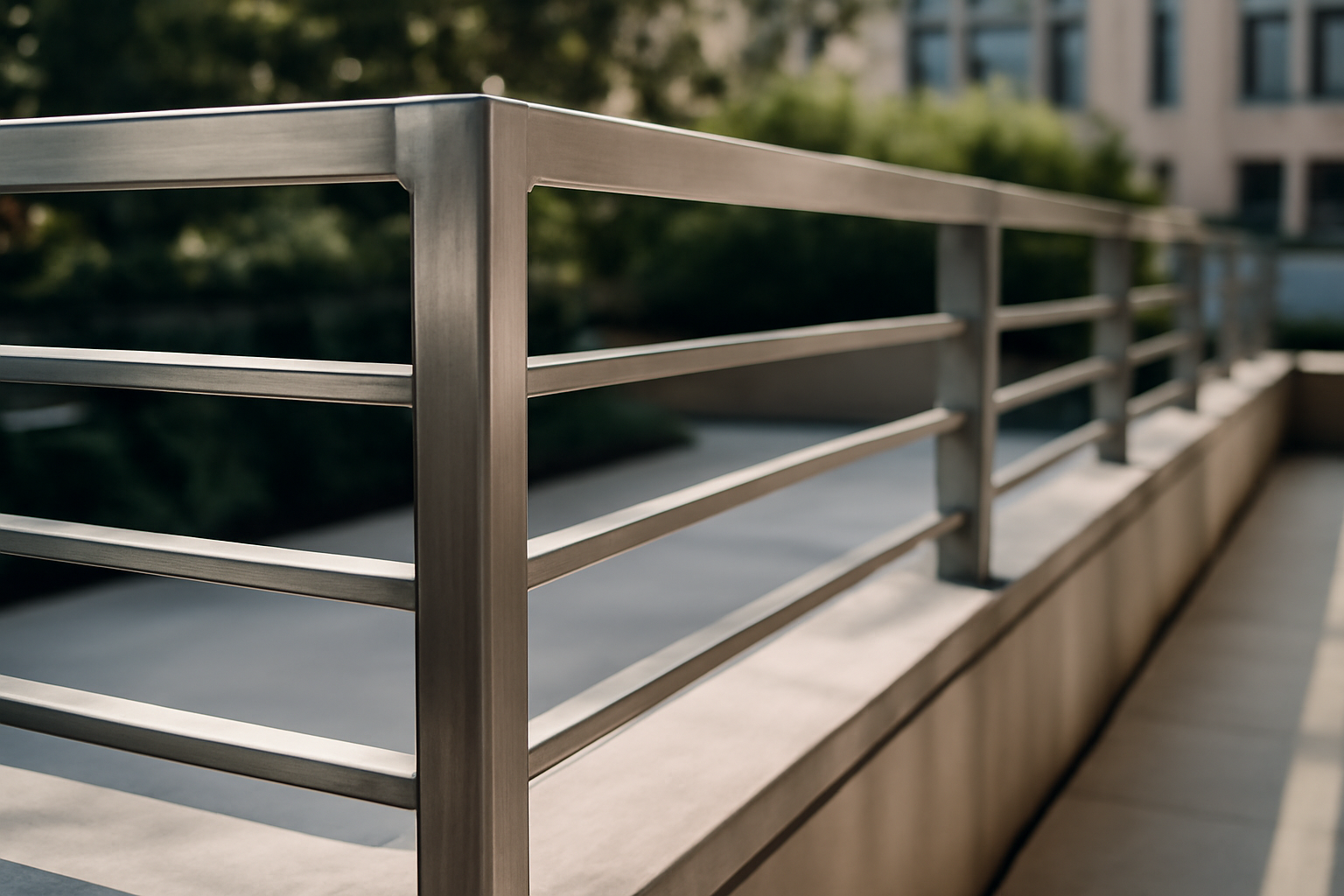 Garde-corps terrasse en verre trempé pour extérieur, design épuré et sécurité conforme aux normes, fixation discrète